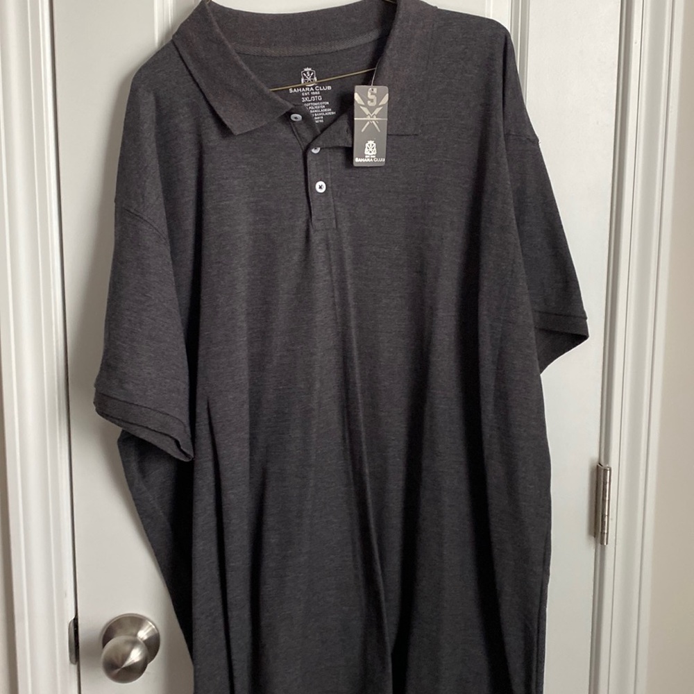 Men’s new gray polo